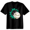 Basic Ronde Hals T-Shirt 140 gr/m2 Zwart Thumbnail