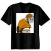 Basic Ronde Hals T-Shirt 140 gr/m2 Zwart Thumbnail