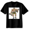 Basic Ronde Hals T-Shirt 140 gr/m2 Zwart Thumbnail