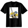 Basic Ronde Hals T-Shirt 140 gr/m2 Zwart Thumbnail