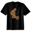Basic Ronde Hals T-Shirt 140 gr/m2 Zwart Thumbnail