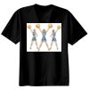 Basic Ronde Hals T-Shirt 140 gr/m2 Zwart Thumbnail