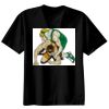 Basic Ronde Hals T-Shirt 140 gr/m2 Zwart Thumbnail