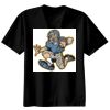 Basic Ronde Hals T-Shirt 140 gr/m2 Zwart Thumbnail