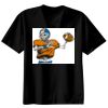 Basic Ronde Hals T-Shirt 140 gr/m2 Zwart Thumbnail