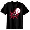 Basic Ronde Hals T-Shirt 140 gr/m2 Zwart Thumbnail