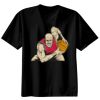 Basic Ronde Hals T-Shirt 140 gr/m2 Zwart Thumbnail
