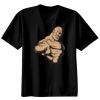 Basic Ronde Hals T-Shirt 140 gr/m2 Zwart Thumbnail