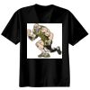 Basic Ronde Hals T-Shirt 140 gr/m2 Zwart Thumbnail