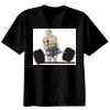 Basic Ronde Hals T-Shirt 140 gr/m2 Zwart Thumbnail