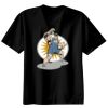 Basic Ronde Hals T-Shirt 140 gr/m2 Zwart Thumbnail