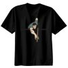 Basic Ronde Hals T-Shirt 140 gr/m2 Zwart Thumbnail