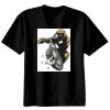 Basic Ronde Hals T-Shirt 140 gr/m2 Zwart Thumbnail