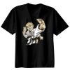 Basic Ronde Hals T-Shirt 140 gr/m2 Zwart Thumbnail