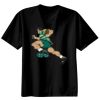 Basic Ronde Hals T-Shirt 140 gr/m2 Zwart Thumbnail