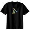 Basic Ronde Hals T-Shirt 140 gr/m2 Zwart Thumbnail