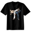 Basic Ronde Hals T-Shirt 140 gr/m2 Zwart Thumbnail