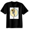 Basic Ronde Hals T-Shirt 140 gr/m2 Zwart Thumbnail