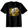 Basic Ronde Hals T-Shirt 140 gr/m2 Zwart Thumbnail