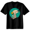 Basic Ronde Hals T-Shirt 140 gr/m2 Zwart Thumbnail