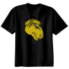 Basic Ronde Hals T-Shirt 140 gr/m2 Zwart Thumbnail
