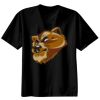 Basic Ronde Hals T-Shirt 140 gr/m2 Zwart Thumbnail