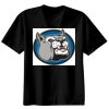 Basic Ronde Hals T-Shirt 140 gr/m2 Zwart Thumbnail
