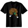 Basic Ronde Hals T-Shirt 140 gr/m2 Zwart Thumbnail