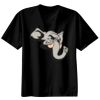 Basic Ronde Hals T-Shirt 140 gr/m2 Zwart Thumbnail