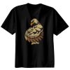 Basic Ronde Hals T-Shirt 140 gr/m2 Zwart Thumbnail