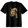 Basic Ronde Hals T-Shirt 140 gr/m2 Zwart Thumbnail
