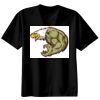 Basic Ronde Hals T-Shirt 140 gr/m2 Zwart Thumbnail