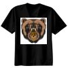 Basic Ronde Hals T-Shirt 140 gr/m2 Zwart Thumbnail