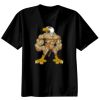 Basic Ronde Hals T-Shirt 140 gr/m2 Zwart Thumbnail
