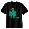 Basic Ronde Hals T-Shirt 140 gr/m2 Zwart Thumbnail