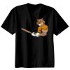 Basic Ronde Hals T-Shirt 140 gr/m2 Zwart Thumbnail