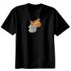 Basic Ronde Hals T-Shirt 140 gr/m2 Zwart Thumbnail