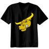 Basic Ronde Hals T-Shirt 140 gr/m2 Zwart Thumbnail