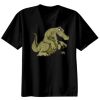 Basic Ronde Hals T-Shirt 140 gr/m2 Zwart Thumbnail