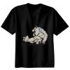 Basic Ronde Hals T-Shirt 140 gr/m2 Zwart Thumbnail