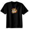 Basic Ronde Hals T-Shirt 140 gr/m2 Zwart Thumbnail