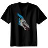 Basic Ronde Hals T-Shirt 140 gr/m2 Zwart Thumbnail