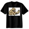 Basic Ronde Hals T-Shirt 140 gr/m2 Zwart Thumbnail