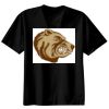 Basic Ronde Hals T-Shirt 140 gr/m2 Zwart Thumbnail