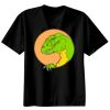 Basic Ronde Hals T-Shirt 140 gr/m2 Zwart Thumbnail