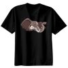Basic Ronde Hals T-Shirt 140 gr/m2 Zwart Thumbnail