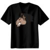 Basic Ronde Hals T-Shirt 140 gr/m2 Zwart Thumbnail
