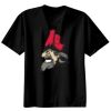 Basic Ronde Hals T-Shirt 140 gr/m2 Zwart Thumbnail