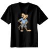 Basic Ronde Hals T-Shirt 140 gr/m2 Zwart Thumbnail