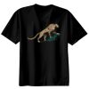 Basic Ronde Hals T-Shirt 140 gr/m2 Zwart Thumbnail